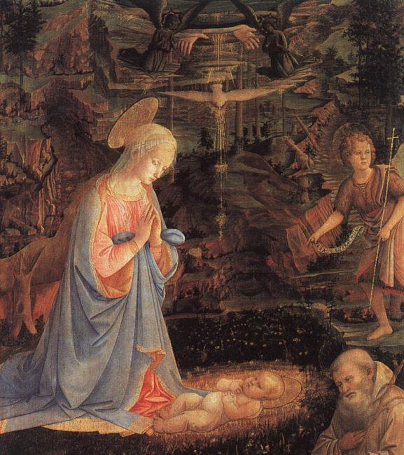 The Adoration of the Child, Filippino Lippi